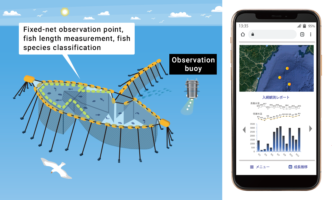 Fixed-net monitoring system